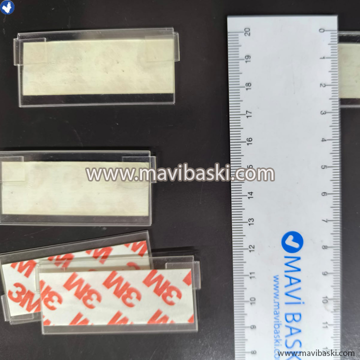 Pvc Küçük Cep Etiketlik Yatay